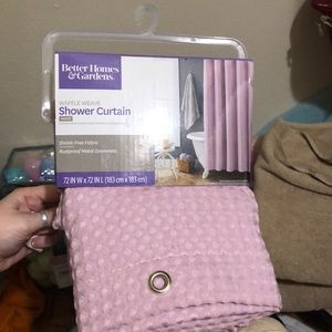 WaffleWeave shower curtain